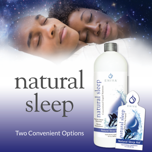 Natural Sleep bottle and packets