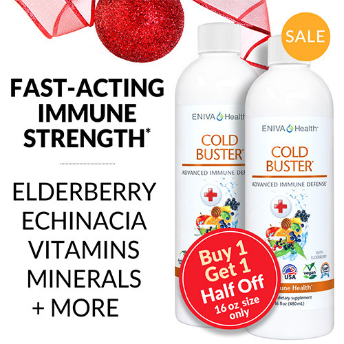 Cold Buster Immune Support 16 oz - Buy One Get One Half Off - Not Including Packets