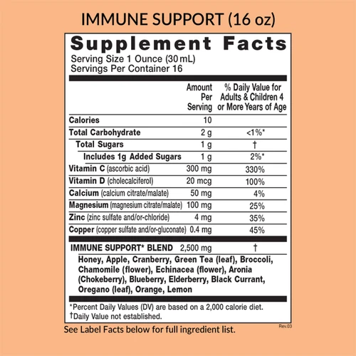 Eniva Natural Immune Support Immune Booster, Supplement Facts, Nutrition Facts,  Ingredients, Product ID 29507