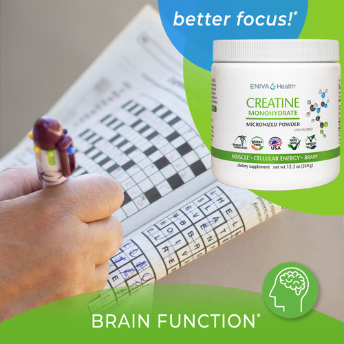 Creatine Micronized Powder, Boost Brain Function*
