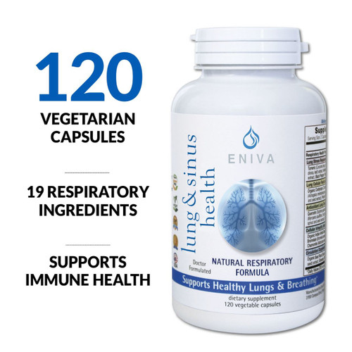 Lung & Sinus Health - With Turmeric, Cordyceps, Organic Astragalus, Quercetin, Brazilian Jabuticaba