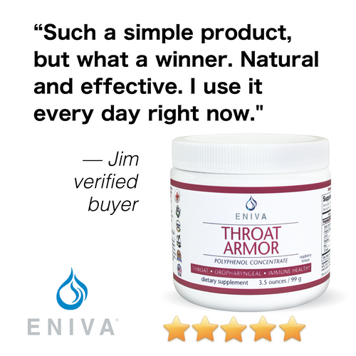 Throat Armor Immune Supplement, Vegan, Eniva Health