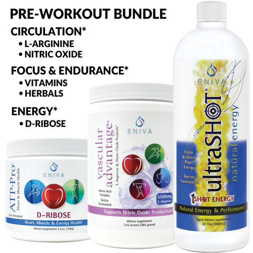 Pre-Workout Bundle Features, Circulation, Focus and Endurance, Energy*