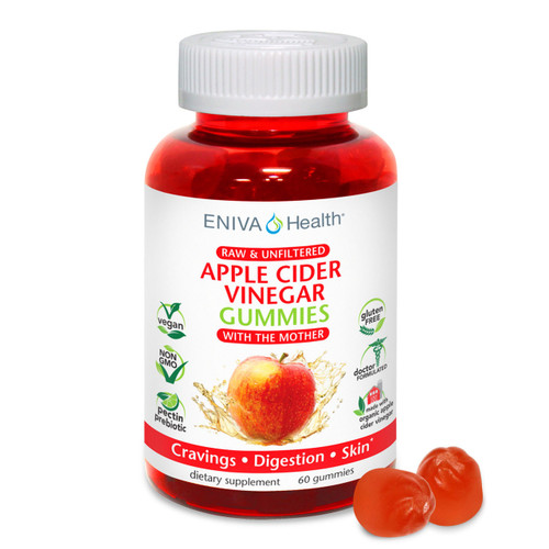Eniva Apple Cider Vinegar Gummies - 60 count - Fruity Gummies