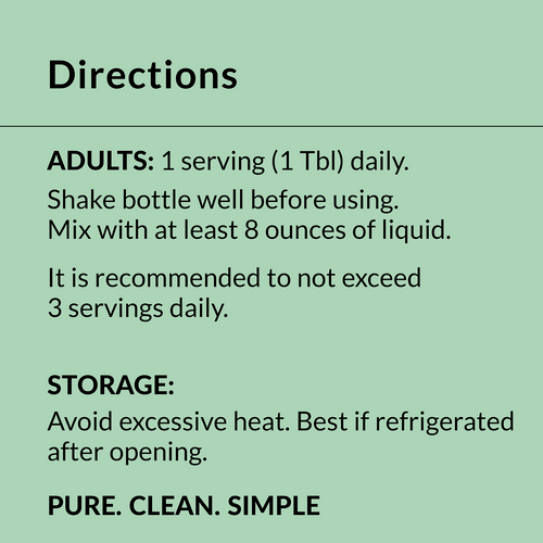 Liquid Chlorophyll Directions