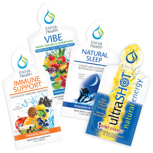 Packes - 1 VIBE Fruit, 1 UltraShot, 1 Immune Support, 1 Natural Sleep