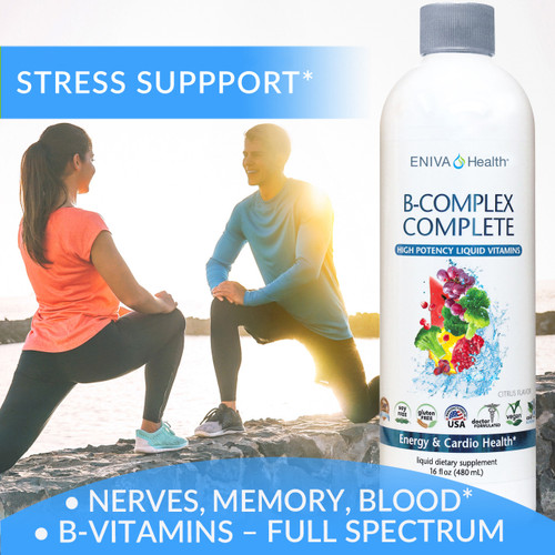 B-Complex Complete, 16 oz, nerves, memory, blood, b-vitamins - full spectrum