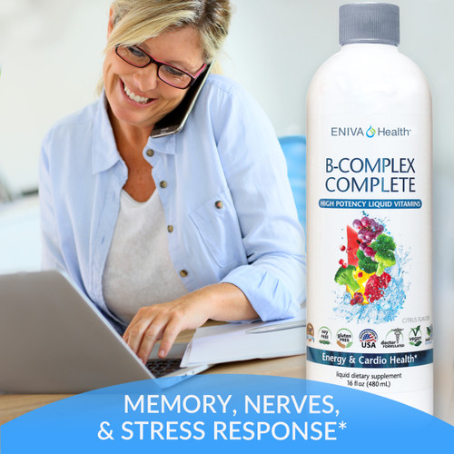 B-Complex Complete, 16 oz, memory, nerves & stress response