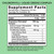 Eniva Chlorophyll+ Liquid Greens Complex, 16 oz, Supplement Facts