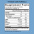 Eniva Minerals for Life Thyroid Care Multi Minerals, back panel label, natural thyroid supplements facts, Nutrition Facts, Product ID 8029