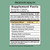 Eniva Natural Health Prostate, 60 caps, dietary supplement & men's vitamins, Supplement Facts, Nutrition Facts, Ingredient Facts, back panel label, Soy free, Gluten free, GMP, Vegan, Responsibly Sourced, Product ID 26005