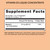 Eniva liquid vitamin D supplements, 120 mL, Supplement Facts