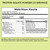 Clean & Natural Whey Protein Isolate, 15 servings, Supplement Facts