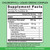 Chlorophyll Plus, 16 oz, Supplement Facts