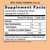 Eniva Liquid Zinc Concentrate, 16 oz, Supplement Facts