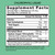 LIQUID CHLOROPHYLL Supplement Facts
