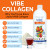 VIBE + Collagen Liquid Daily Multi, Superfoods, with Collagen, Joint, Hair, Skin, Energy, 32 oz, ID 27060