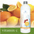 Fresh oranges and vitamin c