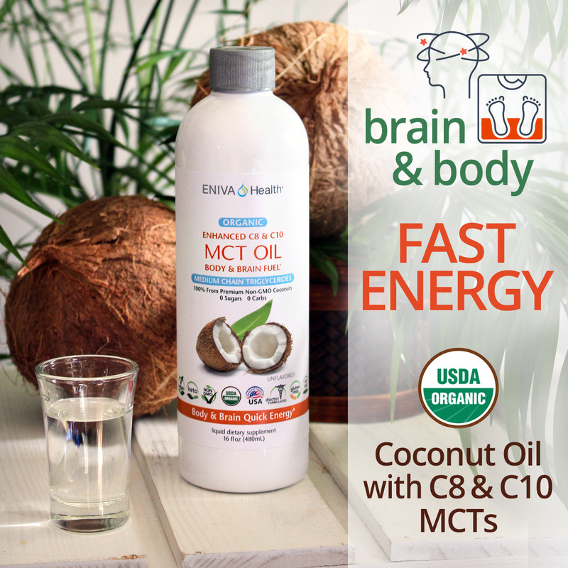 Organic MCT Oil, brain & body, fast energy