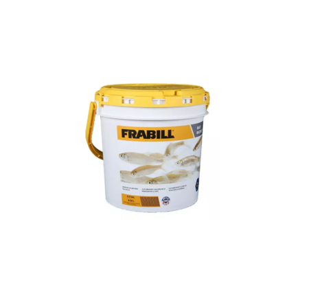 Frabill Bait Bucket - White/Yellow 2.2 Gal