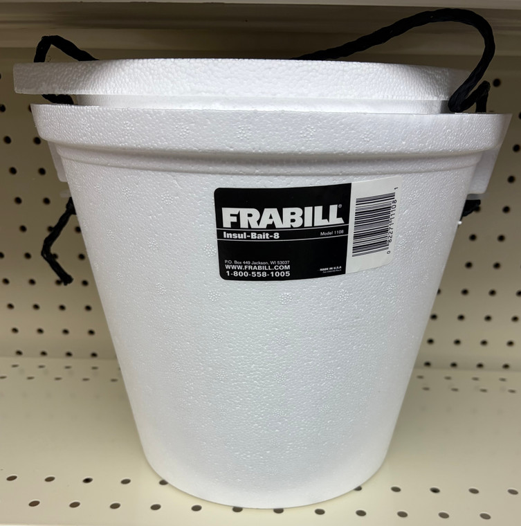 Frabill Foam Bait Bucket - STD 8qt