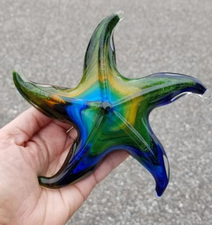 One of A Kind Glass Starfish