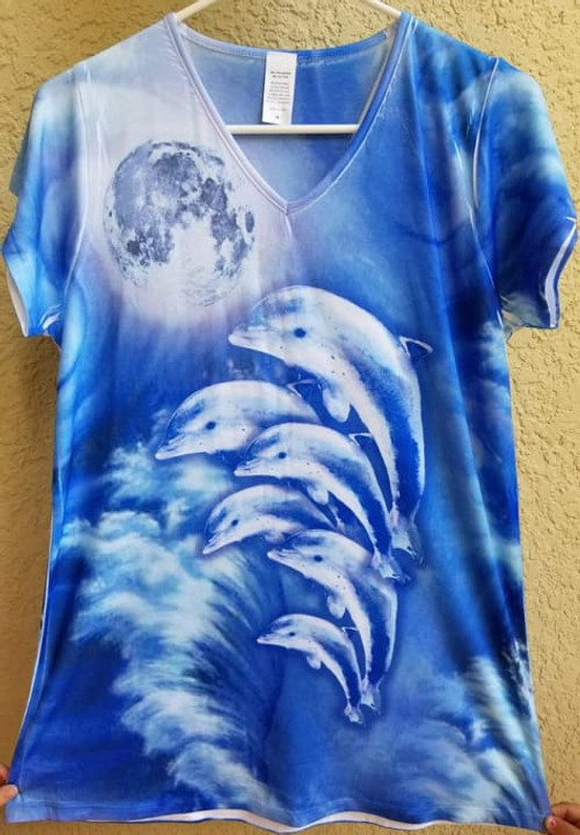 Ladies Dolphin/Earth Shirt