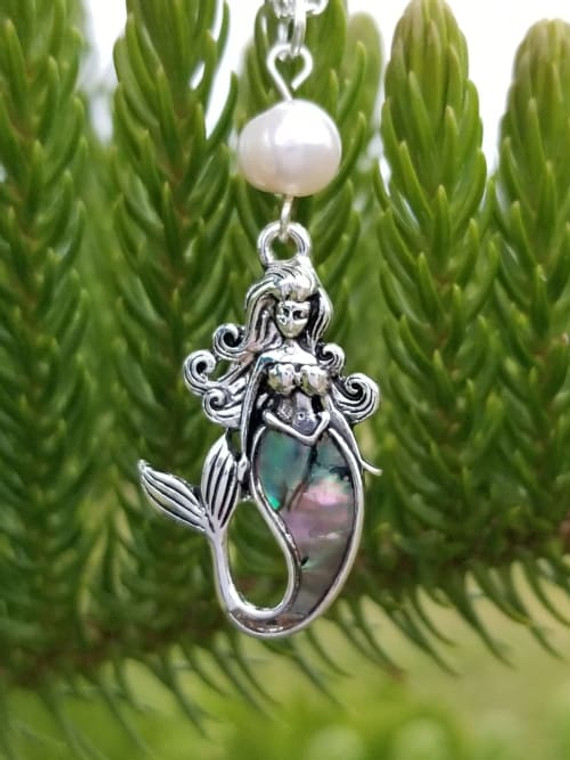 Abalone Pearl Mermaid Necklace