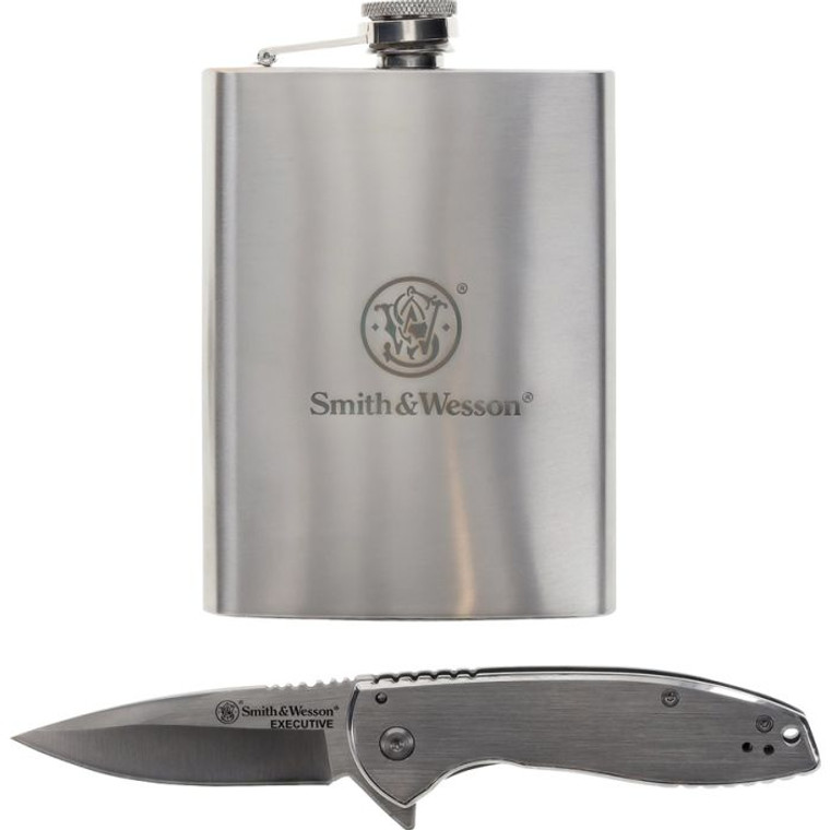 Executive Linerlock/Flask Set
