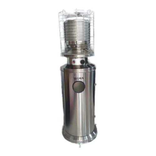 SEGMA outdoor/indoor gas heater - satinless steel  segma1