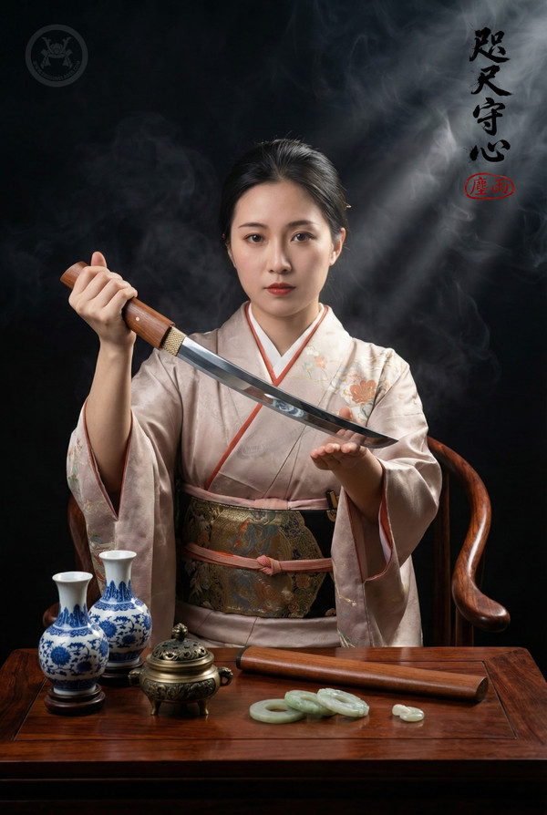 Ironwood: Mirror Polished 5160 Wakizashi - Solid Ipe & Full Tang | 《重蚁》