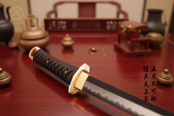 Thousand Shadows: T10 Clay Tempered Katana - Dragon Phoenix & Full Tang | 《千影》