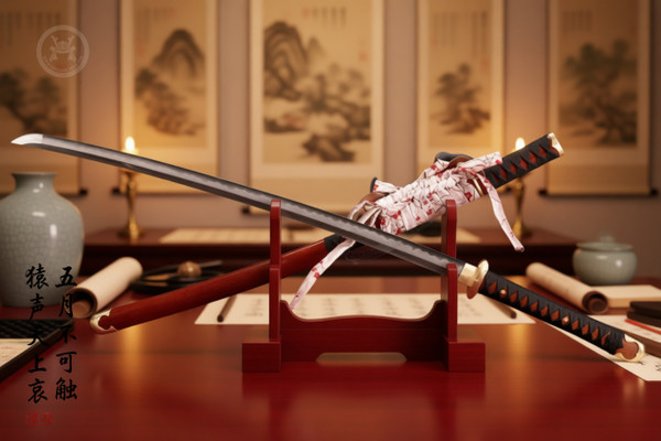 Thousand Shadows: T10 Clay Tempered Katana - Dragon Phoenix & Full Tang | 《千影》