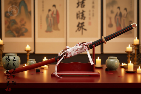 Thousand Shadows: T10 Clay Tempered Katana - Dragon Phoenix & Full Tang | 《千影》