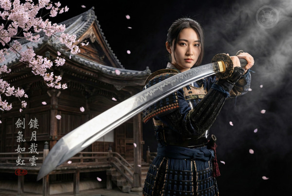 Sculpted Warrior: Clay Tempered T10 Katana - Carved Saya & Full Tang | 《雕武》