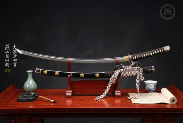 Tokugawa Legacy: T10 Clay Tempered Tachi - Deep Curve & Full Tang | 《德川》
