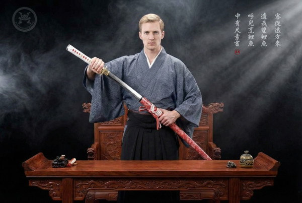 Twin Fish: T10 Clay Tempered Katana - 40" Tri-Polish | 《雙魚》