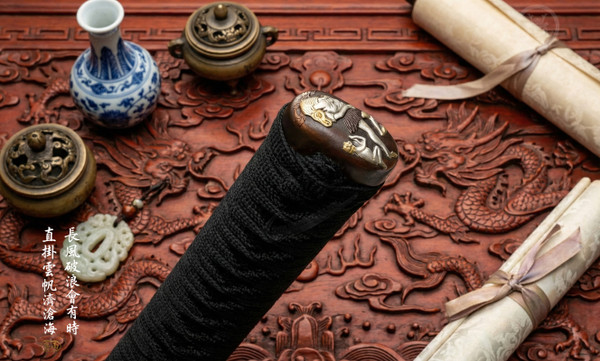 Swiftbreaker: Clay Tempered Straight Blade - Antique Silver Fittings | 《破浪》