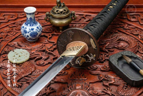 Swiftbreaker: Clay Tempered Straight Blade - Antique Silver Fittings | 《破浪》