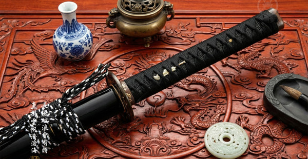 Swiftbreaker: Clay Tempered Straight Blade - Antique Silver Fittings | 《破浪》