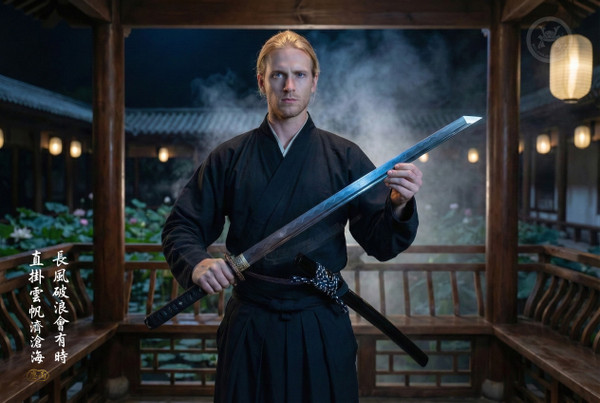 Swiftbreaker: Clay Tempered Straight Blade - Antique Silver Fittings | 《破浪》