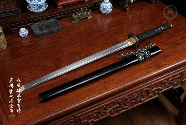 Swiftbreaker: Clay Tempered Straight Blade - Antique Silver Fittings | 《破浪》