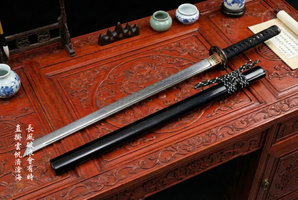 Swiftbreaker: Clay Tempered Straight Blade - Antique Silver Fittings | 《破浪》