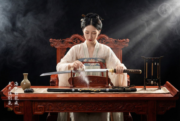 Dragon Majesty: Sanshoku Polish T8 Katana - Collector Grade & Full Tang | 《龍威》