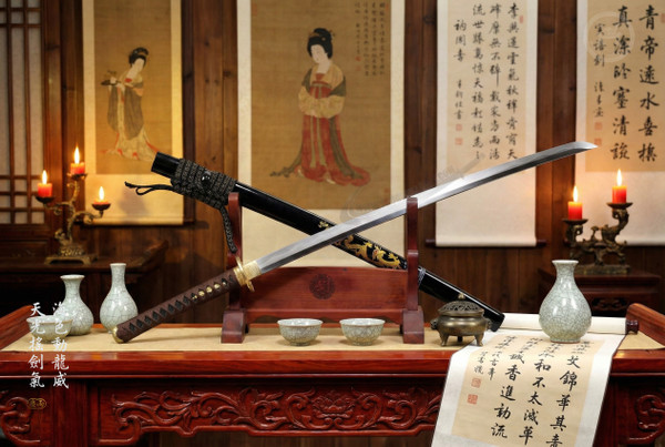 Dragon Majesty: Sanshoku Polish T8 Katana - Collector Grade & Full Tang | 《龍威》