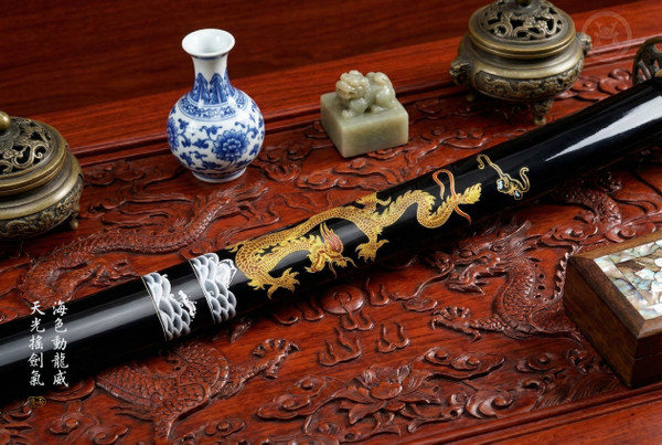 Dragon Majesty: Sanshoku Polish T8 Katana - Collector Grade & Full Tang | 《龍威》