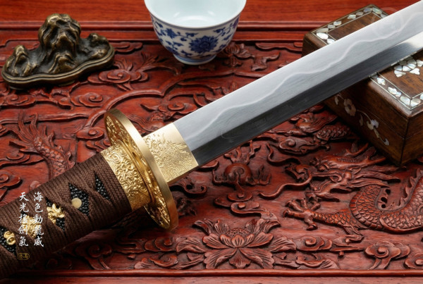 Dragon Majesty: Sanshoku Polish T8 Katana - Collector Grade & Full Tang | 《龍威》