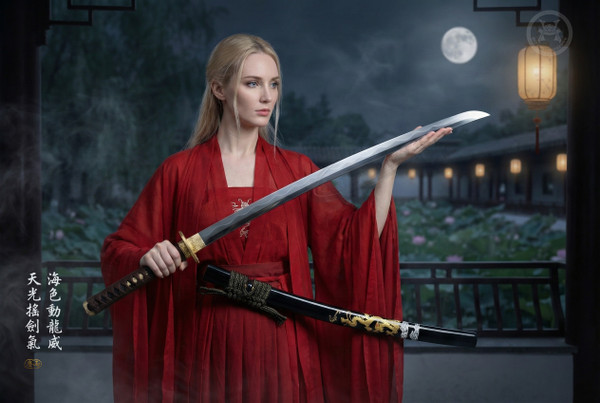 Dragon Majesty: Sanshoku Polish T8 Katana - Collector Grade & Full Tang | 《龍威》