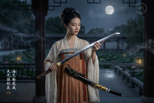 Dragon Majesty: Sanshoku Polish T8 Katana - Collector Grade & Full Tang | 《龍威》