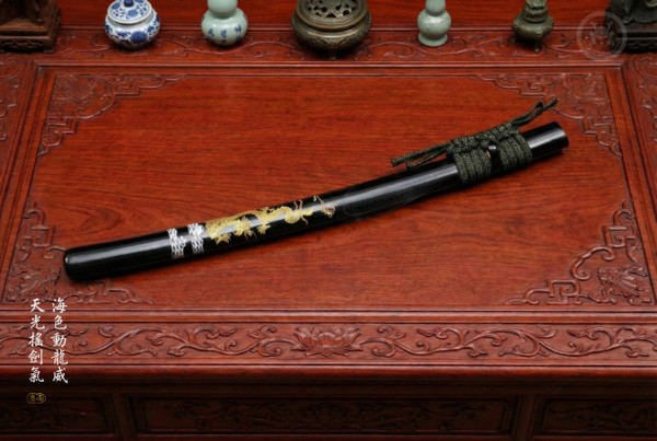 Dragon Majesty: Sanshoku Polish T8 Katana - Collector Grade & Full Tang | 《龍威》